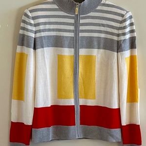 St. John long sleeve knit sweater